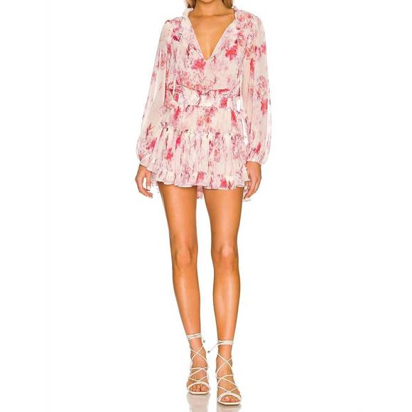 MISA LOS ANGELES Dresses & Skirts - NEW MISA LOS ANGELES lorena dress in abstract rose flora